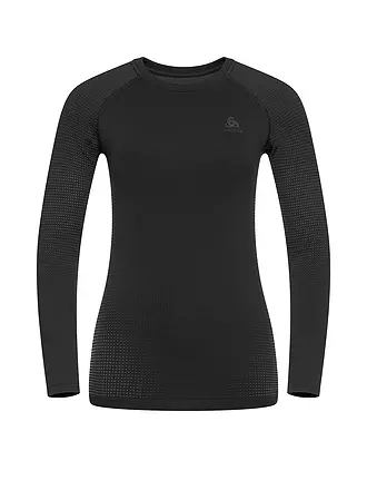ODLO | Maglia funzionale da donna WARM ECO Baselayer | schwarz